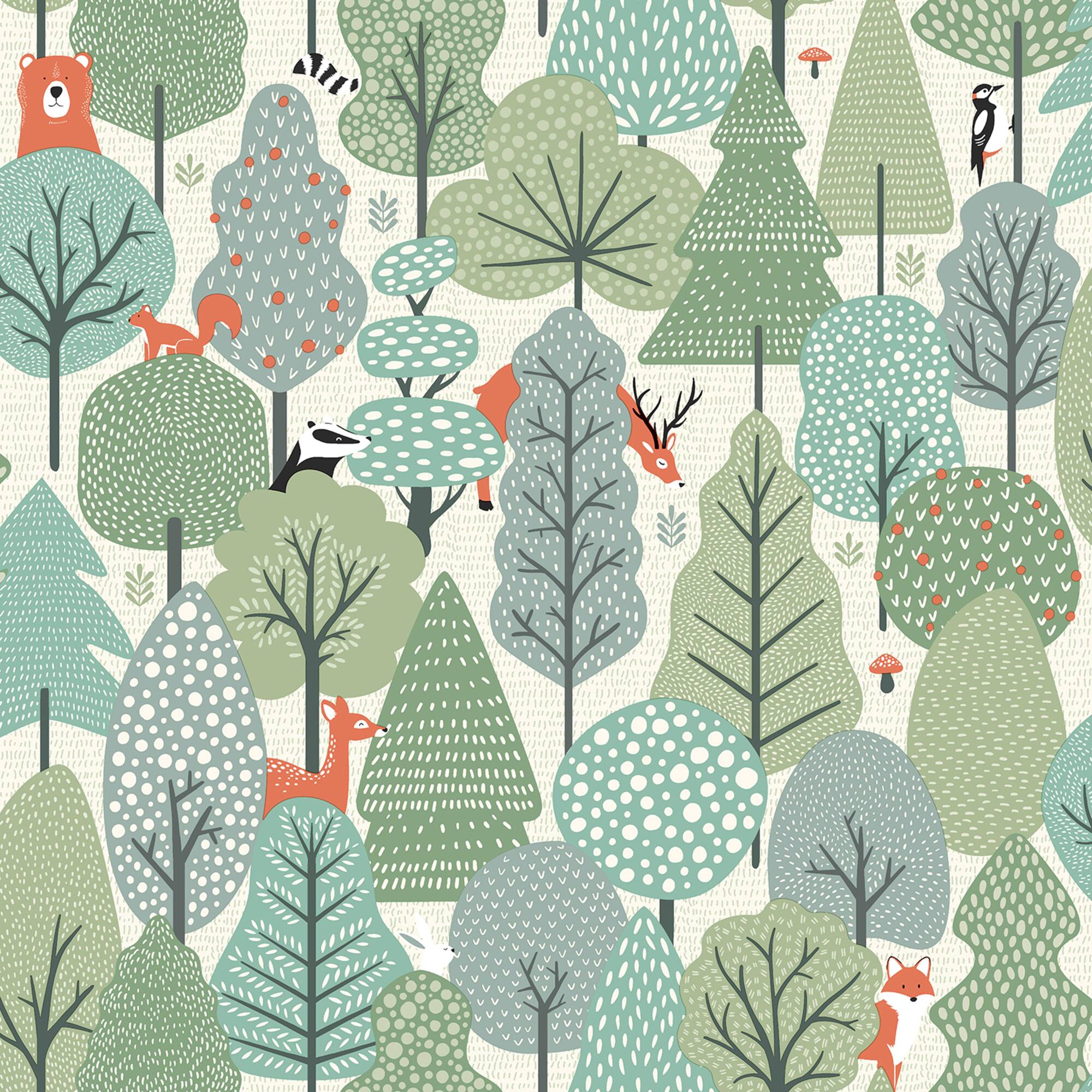 Designs Direct Enchanted Forest Wallpaper